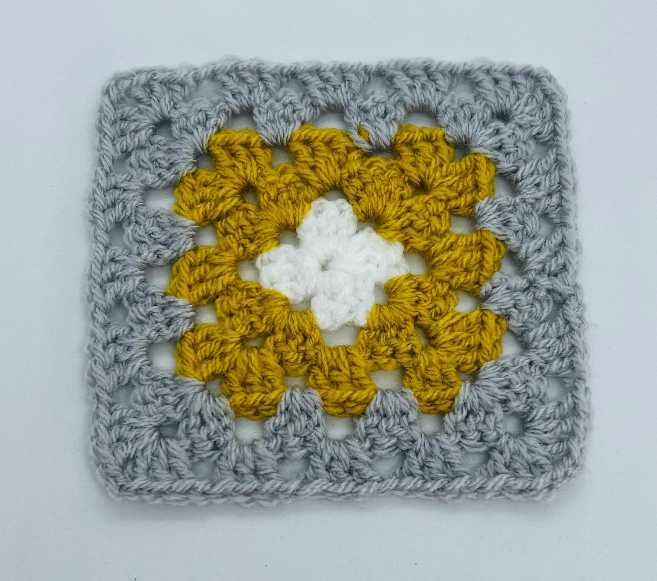 Crochet Granny Square Starter Kit: Learn to Crochet, Includes Hook & Yarn