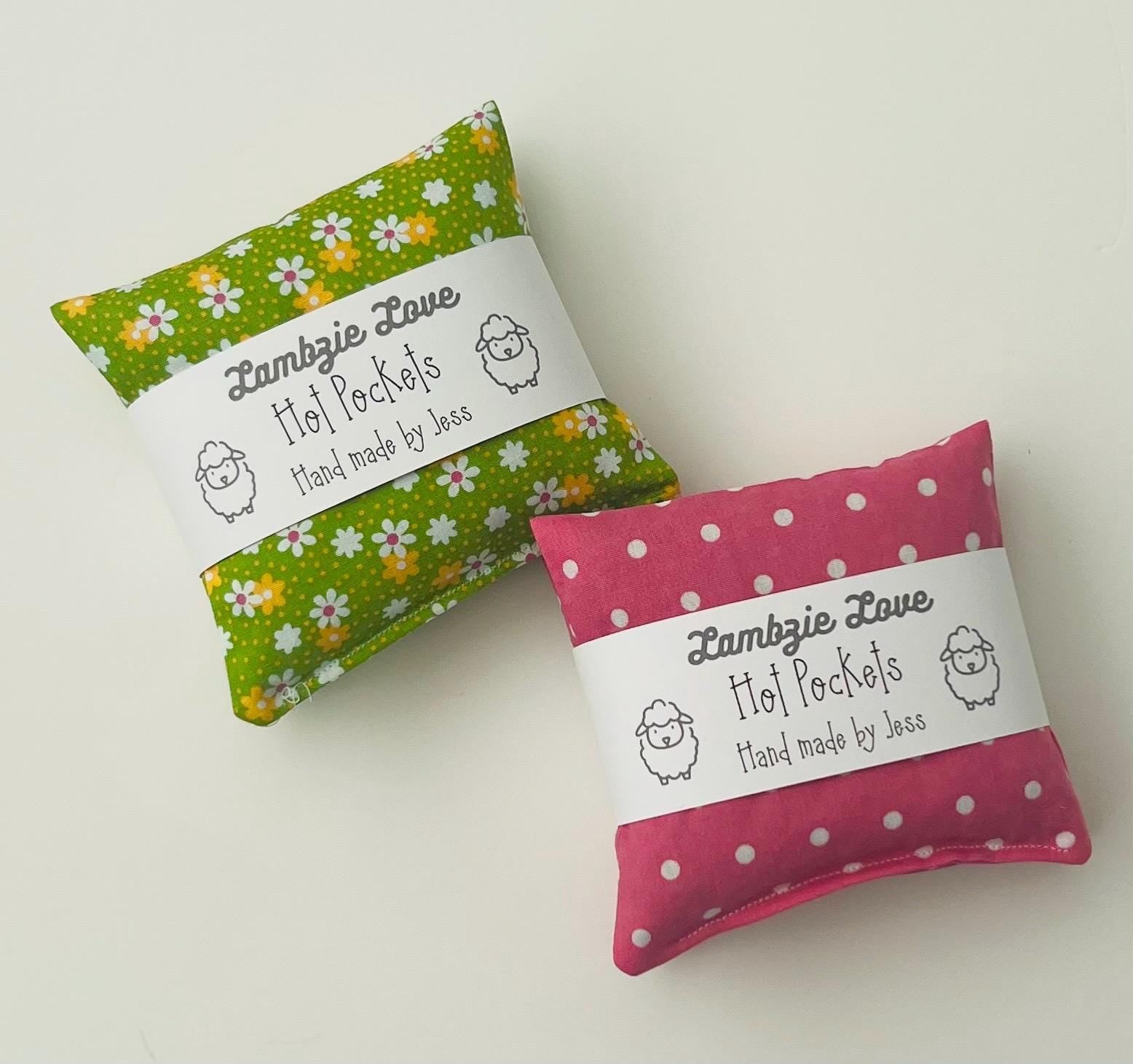 Reusable Cotton Hand Warmers: Wheat Filled Pocket Warmers