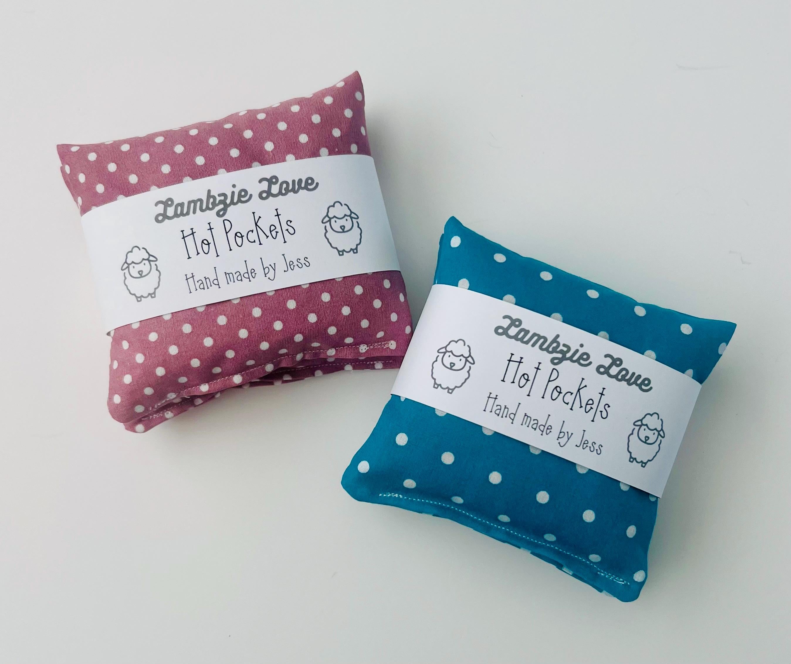 Reusable Cotton Hand Warmers: Wheat Filled Pocket Warmers