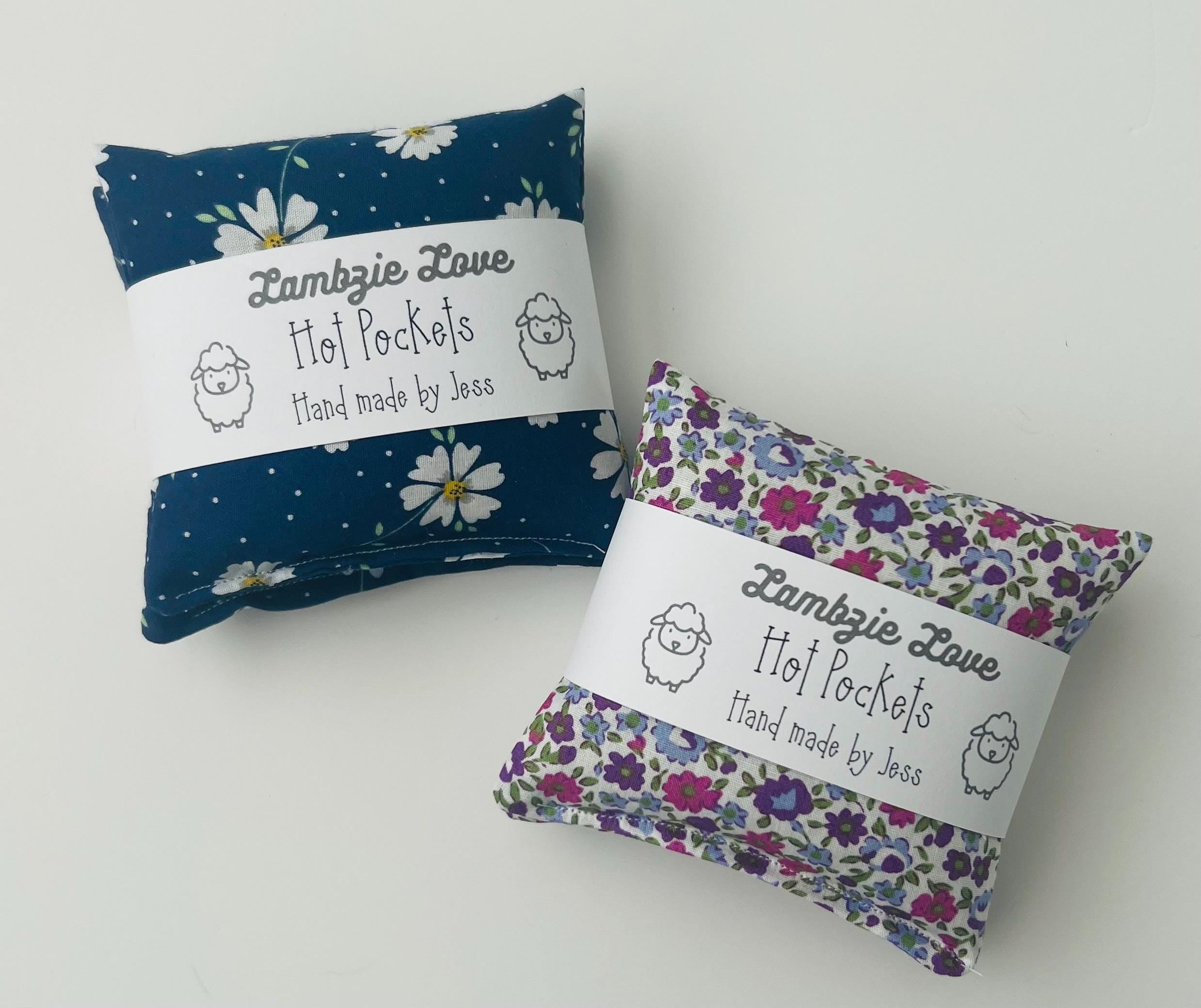 Reusable Cotton Hand Warmers: Wheat Filled Pocket Warmers